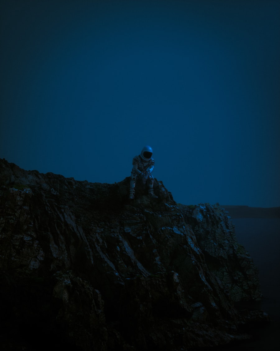 AI-generated cinematic astronaut